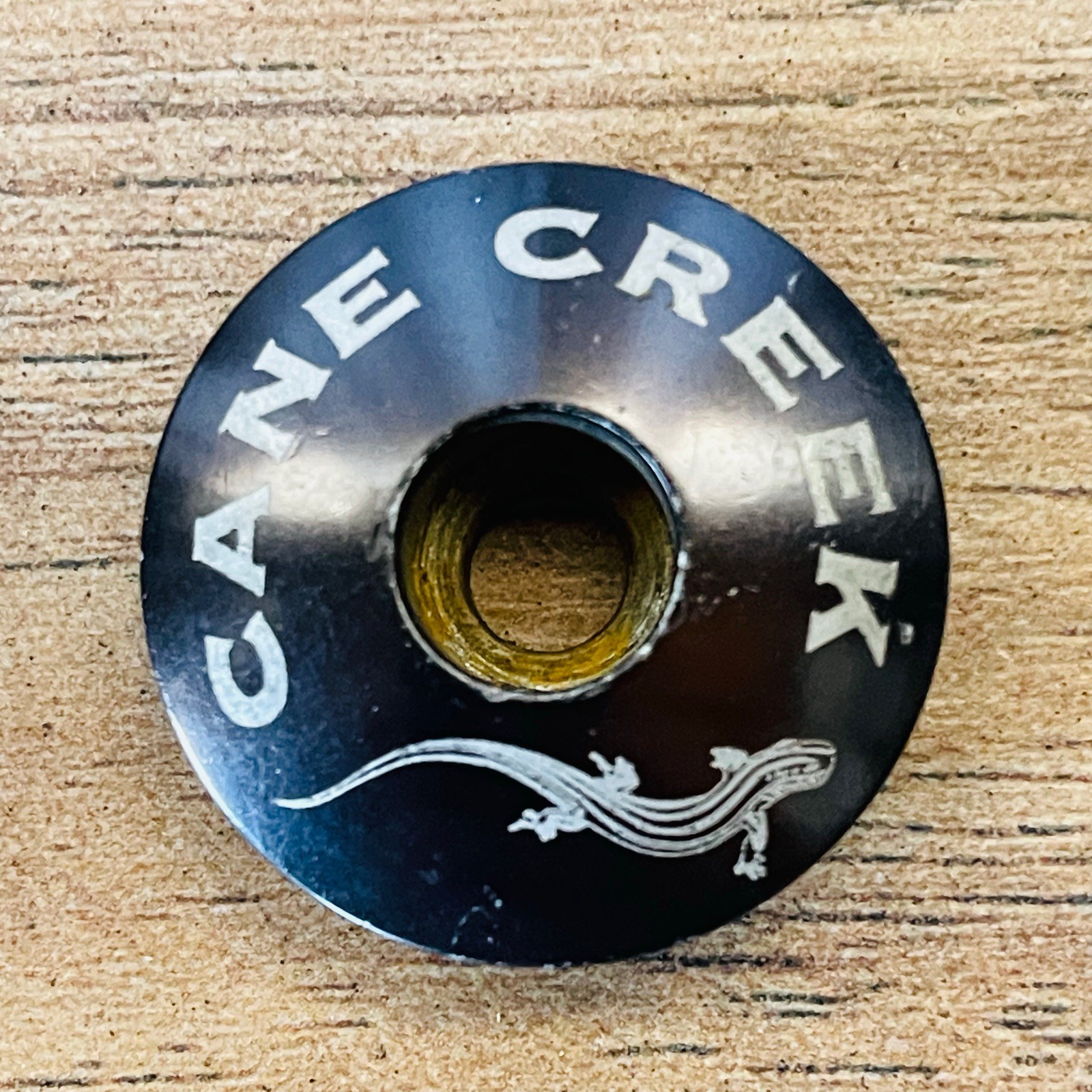Cane Creek 1 1/8 Threadless Headset Top Cap Black Aluminum