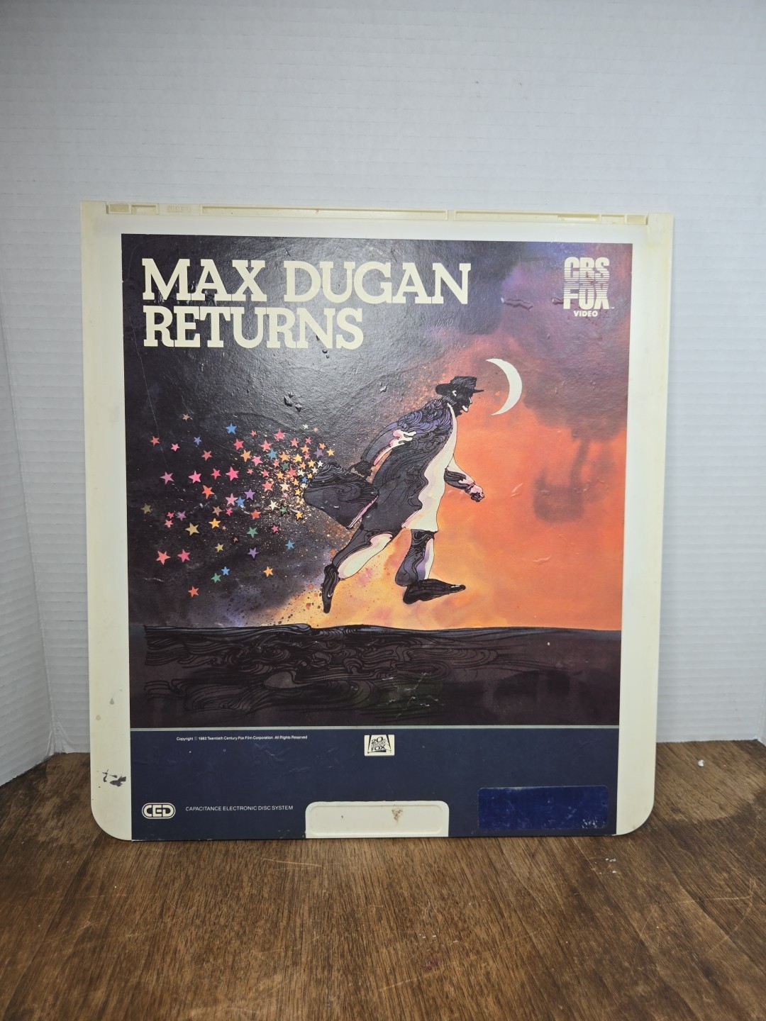 Max Dugan Returns - CED SelectaVision Videodisc, 1983 Comedy. Tested 