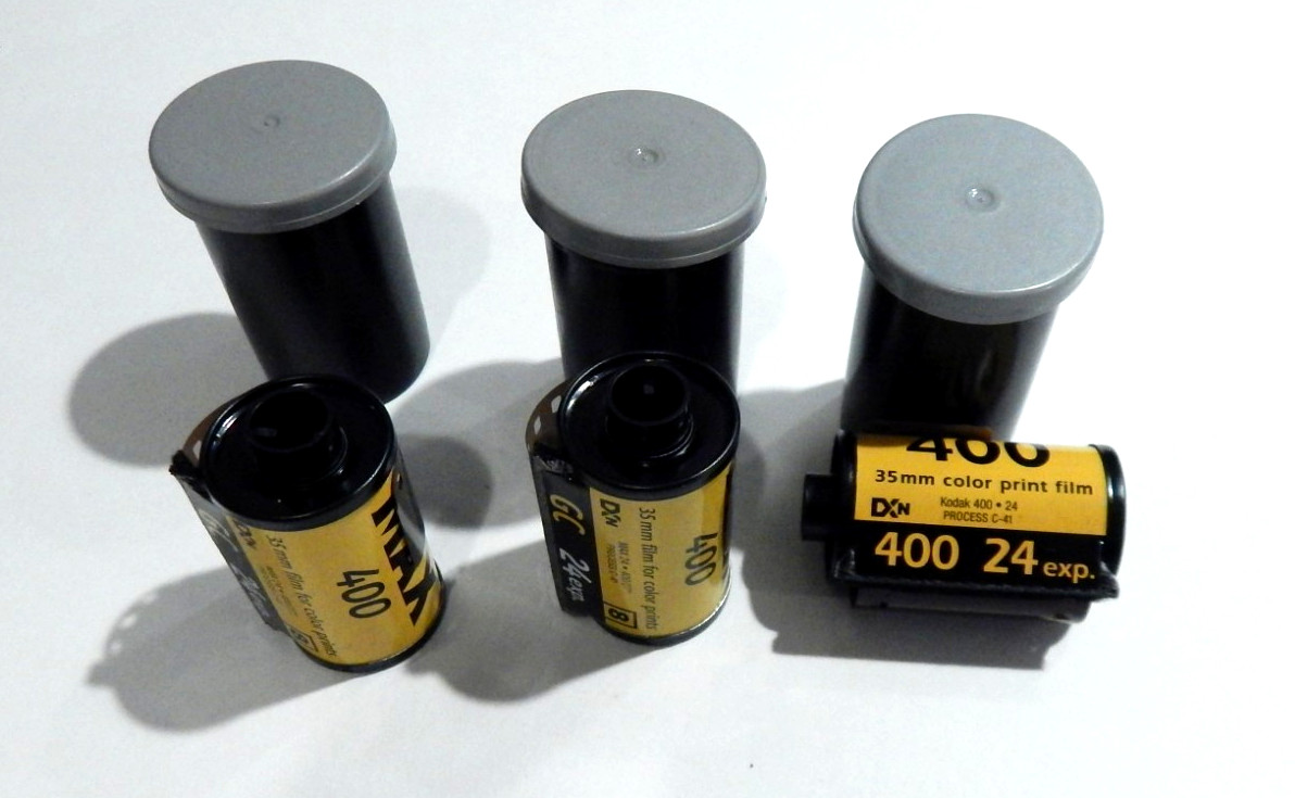 Kodak MAX 400 3 Rolls of 35mm Color print film. EXPIRED 2007
