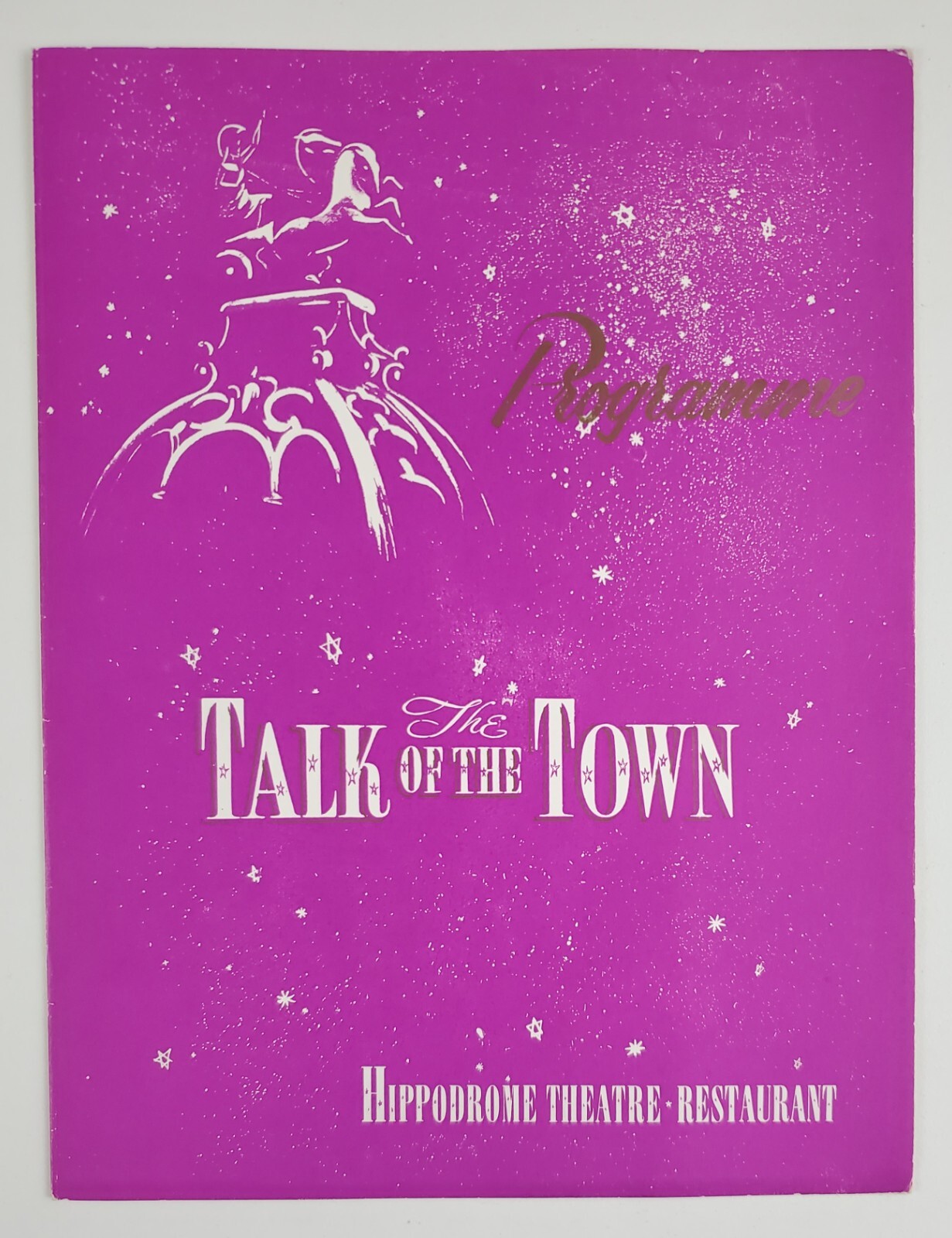 1959 Hippodrome London England UK Talk Of Town Lisa Kirk Vintage Program