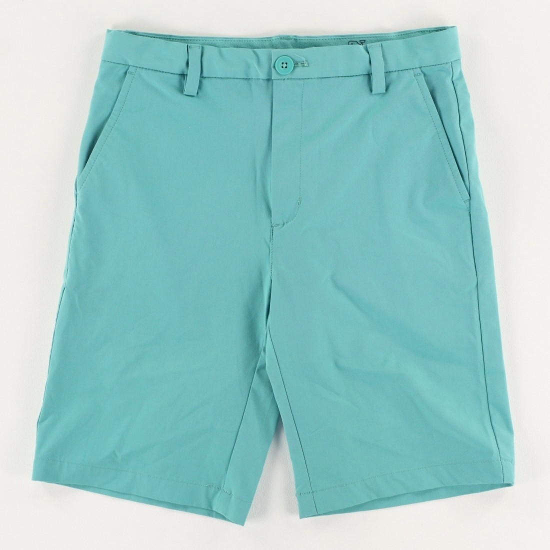 Vineyard Vines High Stretch Performance Woven Shorts  Green Kids 14