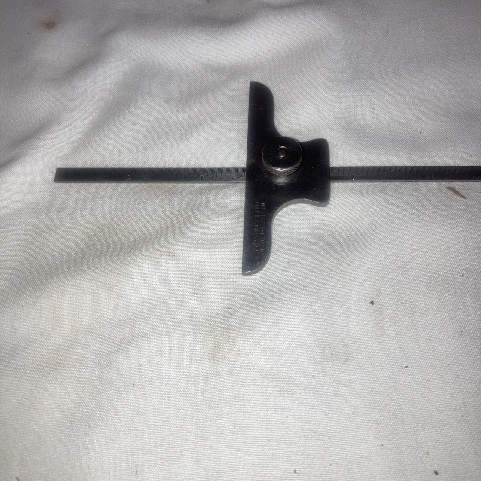 Millers Falls depth gauge with 6 inch ruler ENGINEERING