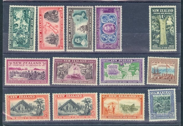 NEW ZEALAND #229-241 BRITISH SOVEREIGNTY SET MNH F-VF