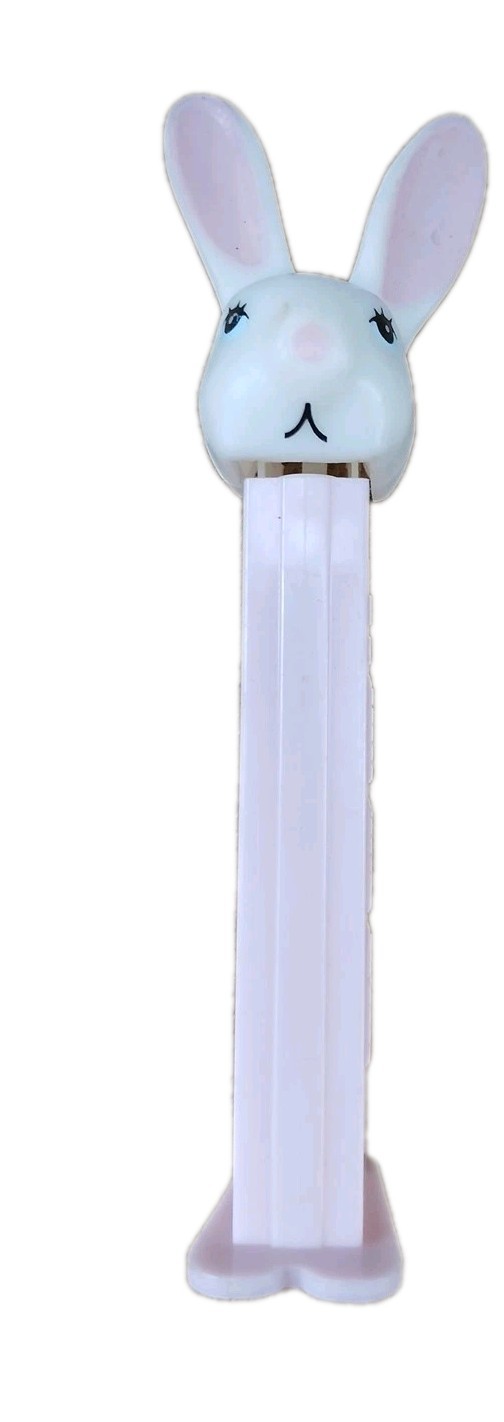 Vintage Pez Dispenser Easter Bunny Rabbit 90s 1990s 1993 Slovenia Pink White