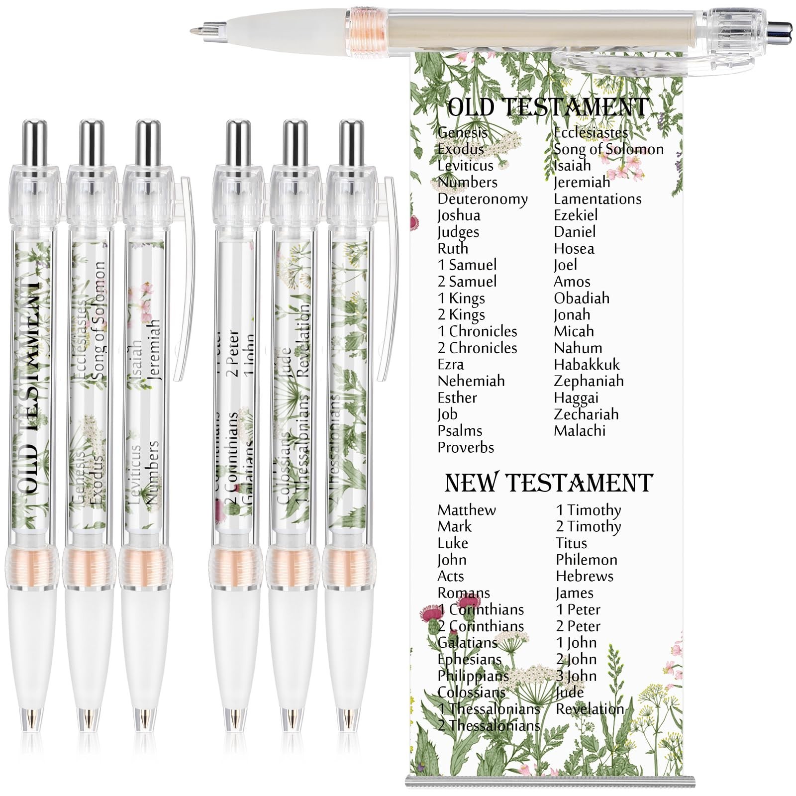 50 Pcs Valentines Christian Gifts Bible Verse Pens Bulk Church Religious Retr...