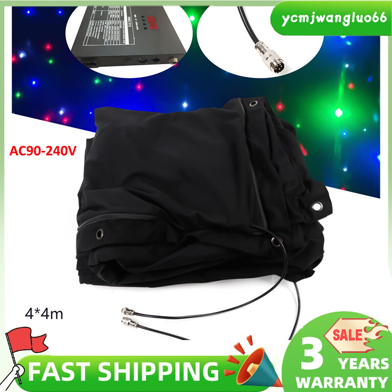 Star Curtain Cloth 13x13FT Wedding Stage Backdrop Birthday Party Background HOT!