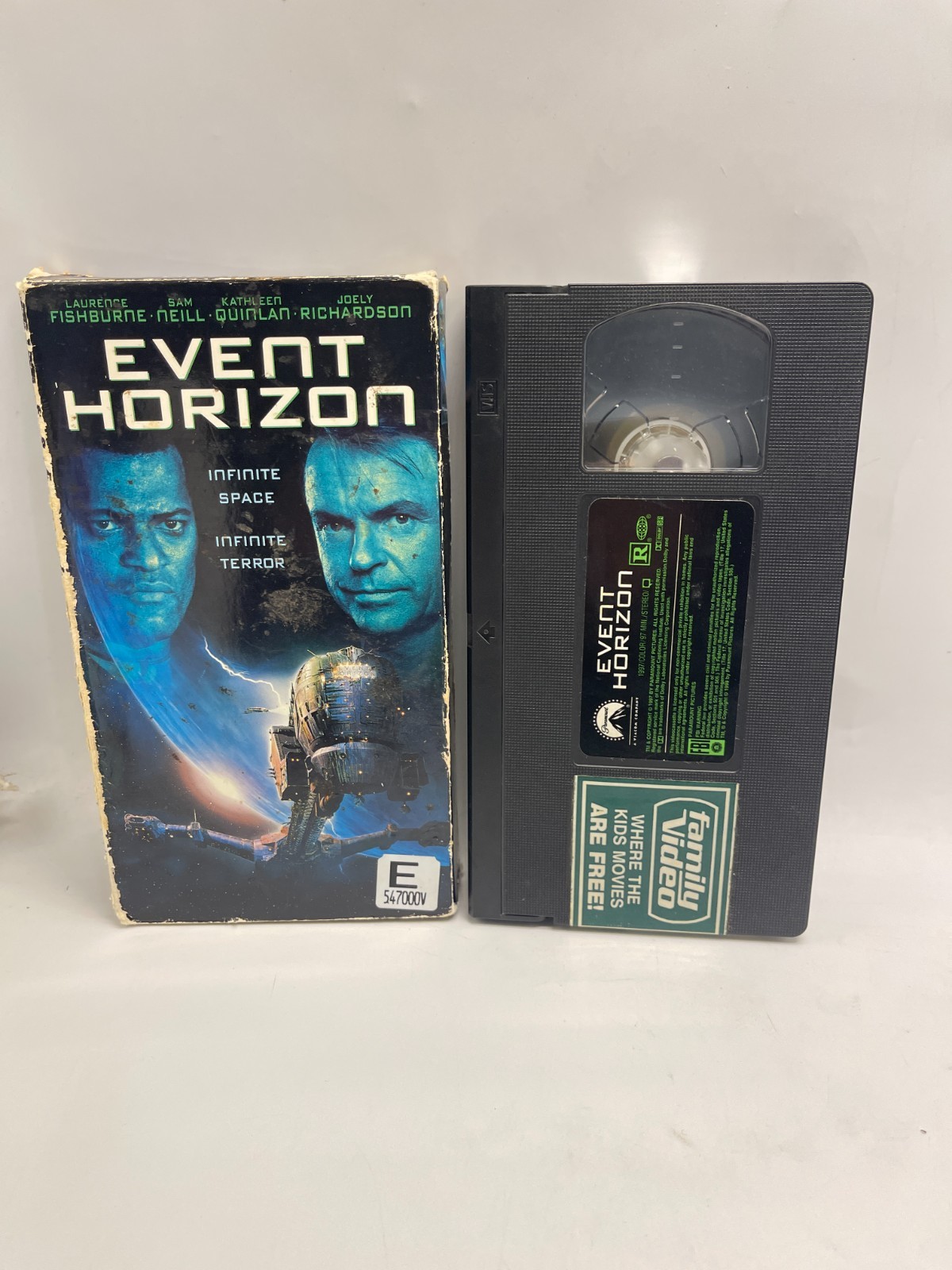 Event Horizon VHS Sci-Fi 1997 Sam Neil Lawrence Fishburne Horror Tested