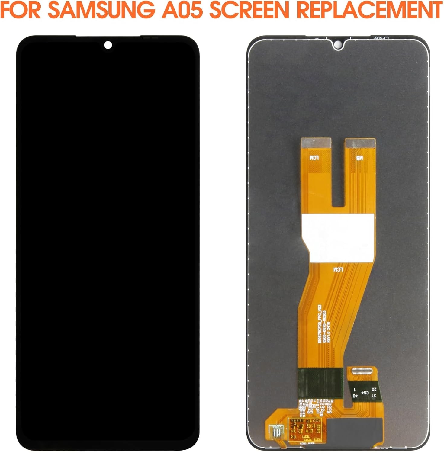 For Samsung Galaxy A05 LCD Display Touch Screen Digitizer Assembly Repair Kits