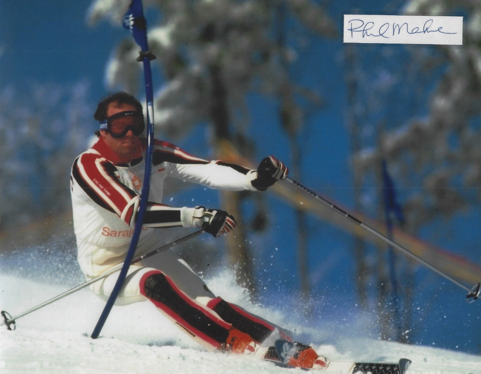 Phil Mahre Autographed Signed 8x10 Photo - Olympics Alpine Ski Racer Gold  w/COA