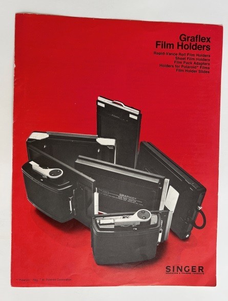 Graflex Film Holders Catalog Brochure: Roll Film, Sheet Film, Polaroid Original