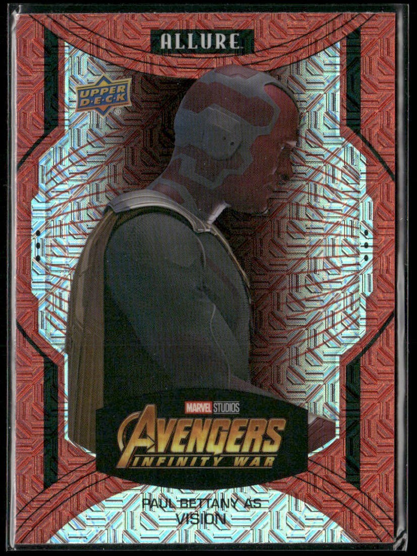 2022 Upper Deck Marvel Allure Sunrise #135 - Paul Bettany as Vision