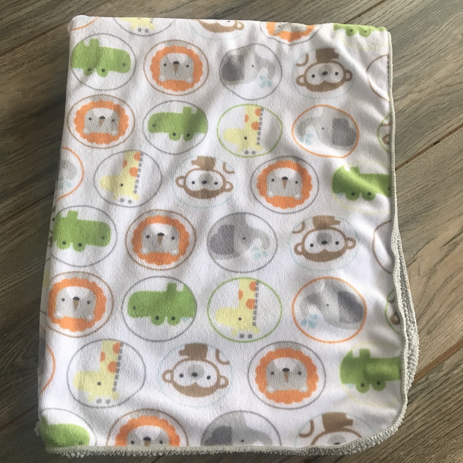 CIRCO Baby Blanket Animals Circles Sherpa Jungle Zoo Monkey Giraffe Lion Target