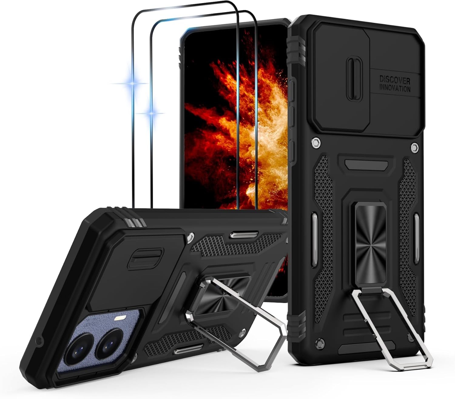 for Moto-G-Stylus-5G-2024 Case: with 2 PCS Screen Protector, Longer & More Stabl