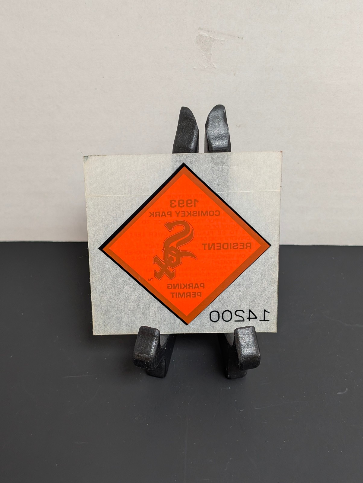 1993 Comiskey Park Resident Parking Pass - Vintage