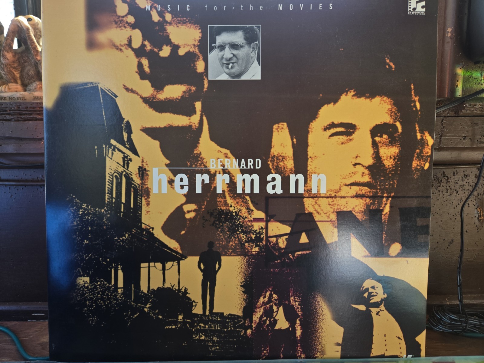 BERNARD HERRMAN THE MOVIE SOUNDTRACKS laserdisc ( NOT DVD )  USED 