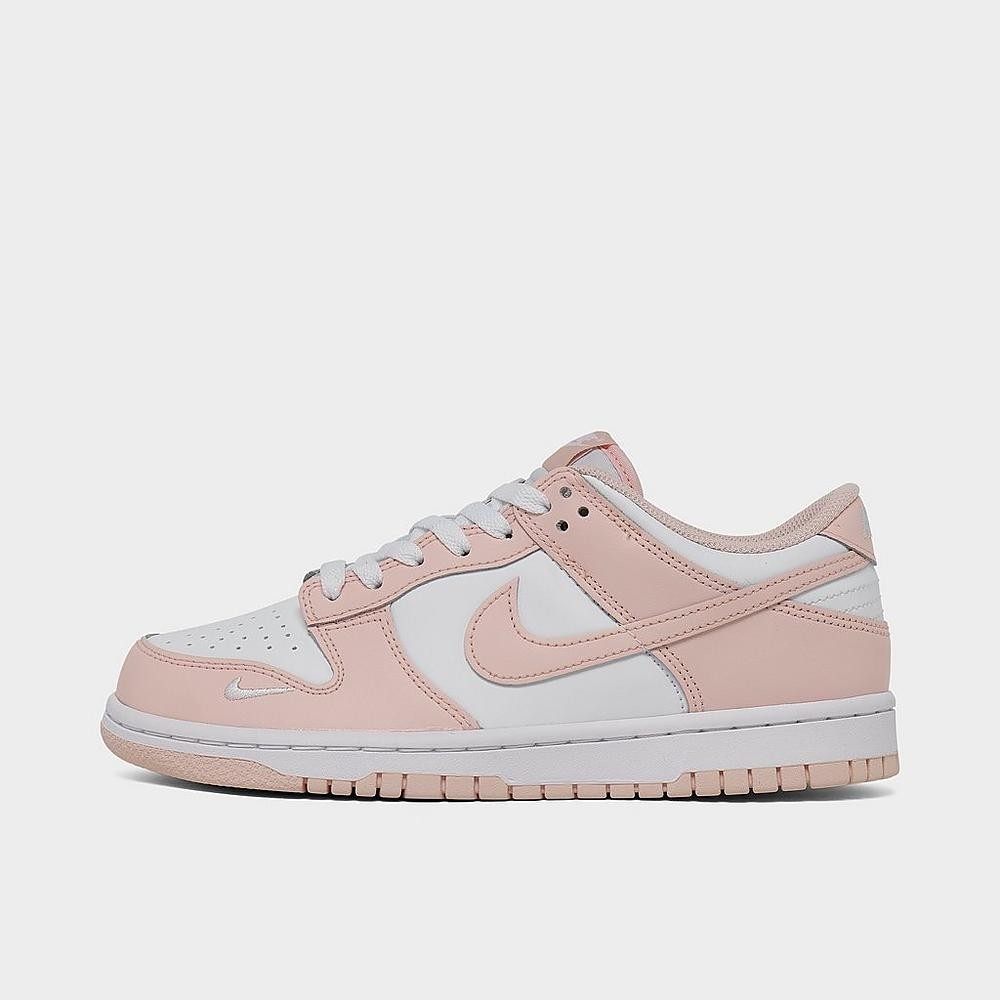 Sz 7Y / Women 8.5 Big Kid GS Nike Dunk Low IF6172-100  White/Washed Coral