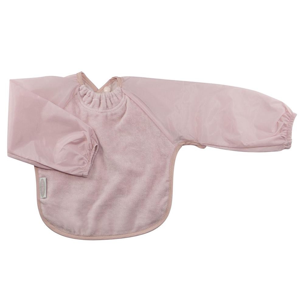 Silly Billyz Towel Long Sleeve Bib (Antique Pink)