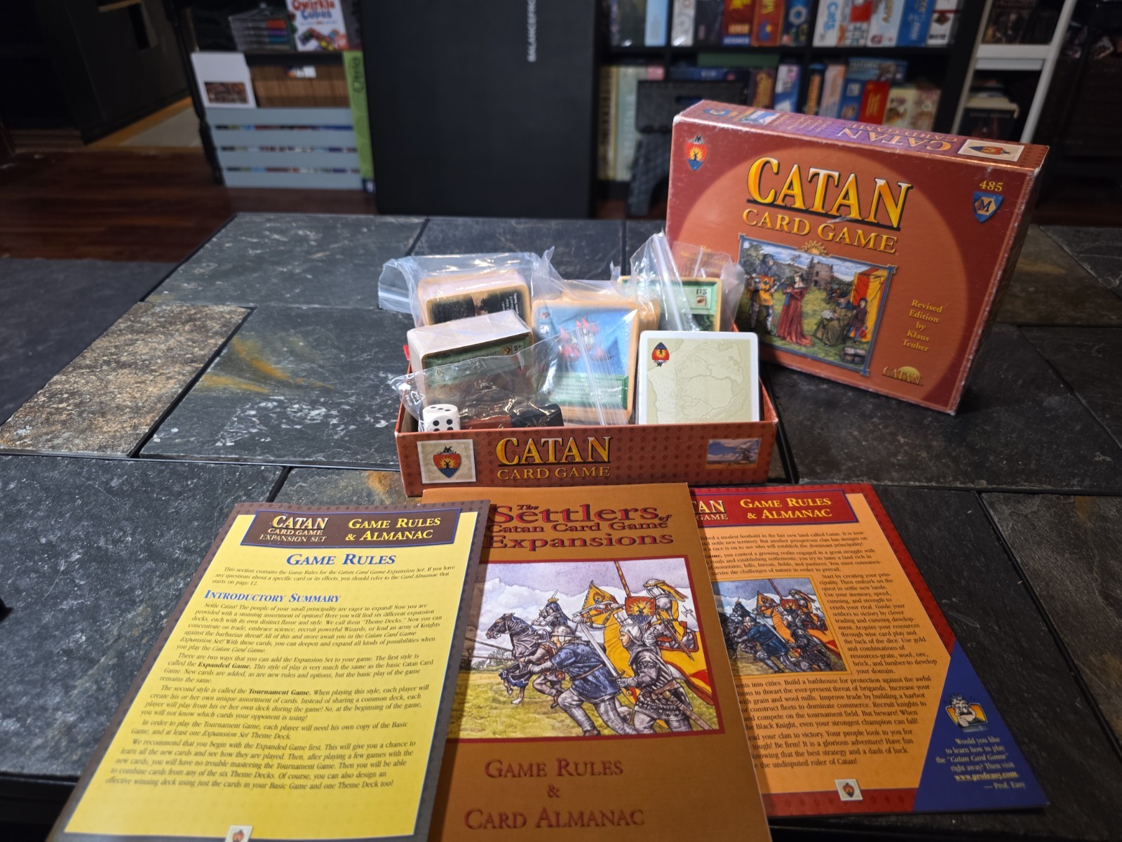 Catan Card Game + 6 Expansions Complete Set Mayfair Strategy Card Game Complete