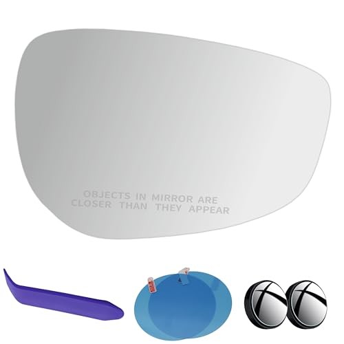  Passenger Side Mirror Glass Compatible with Mazda 3 2019-2026, CX-30 2020 