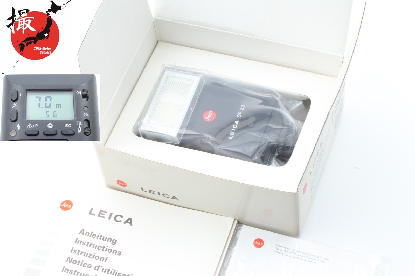 【TOP MINT in Box】 Leica SF20 Shoe Mount Flash 14414 For M6 TTL M7 R8 From Japan