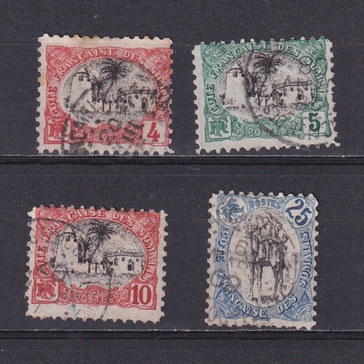 SOMALI COAST 1903, Sc# 51-56, CV $23, part set, Used