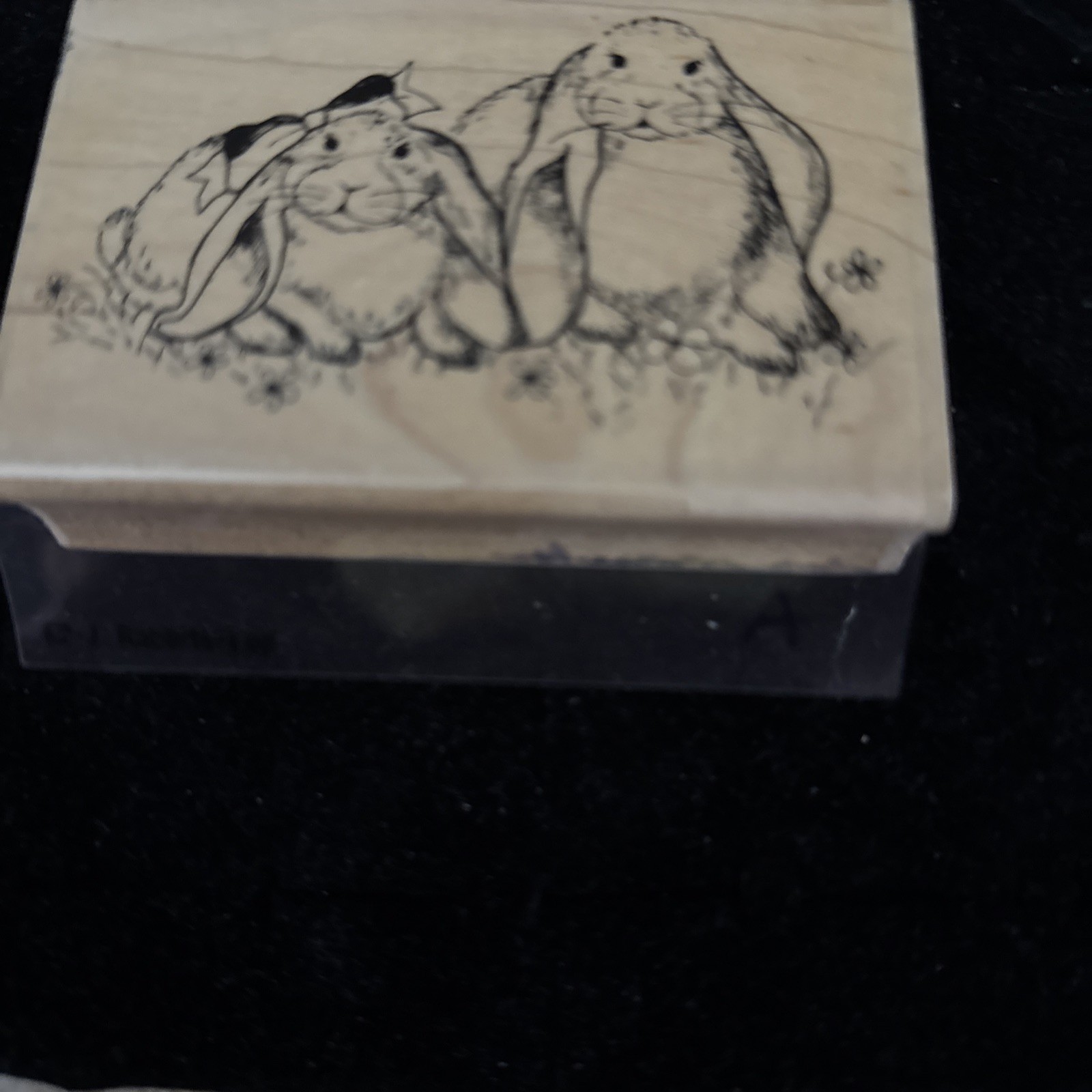 Lot Of 10 Misc Wood Stamps