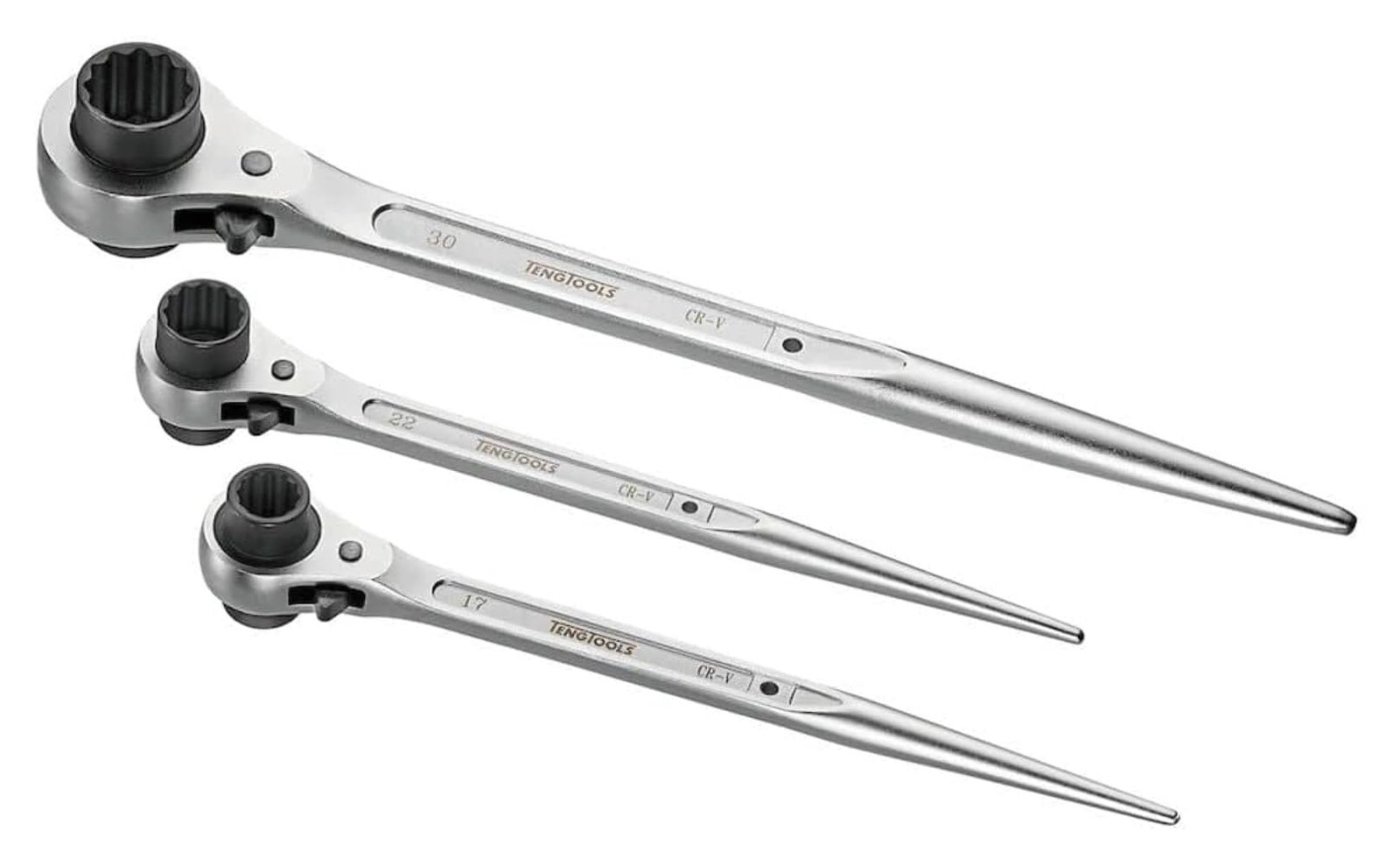 Teng Tools 19mm x 22mm OR 3/4 x 7/8 12 Point Double Ended Socket Ratcheting Podg