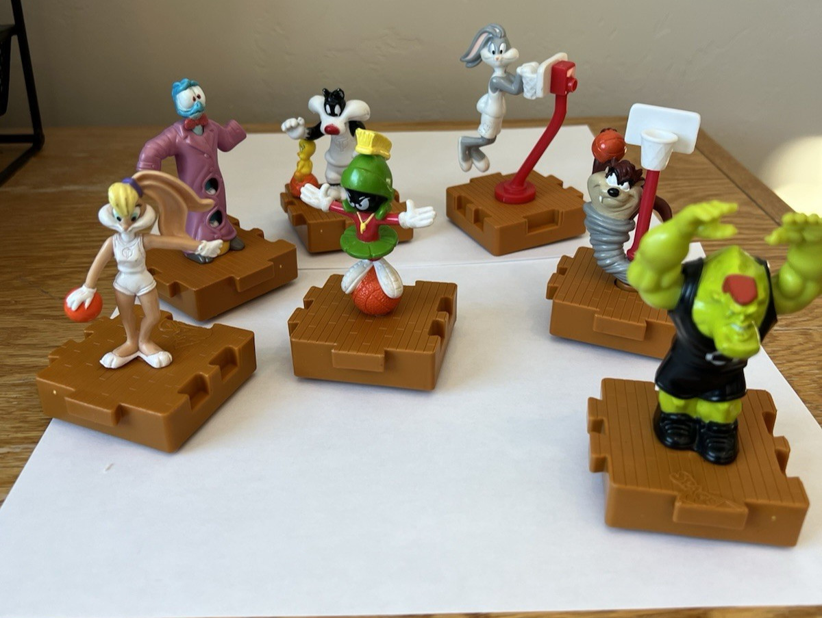 1996 McDonalds space jam set of 7