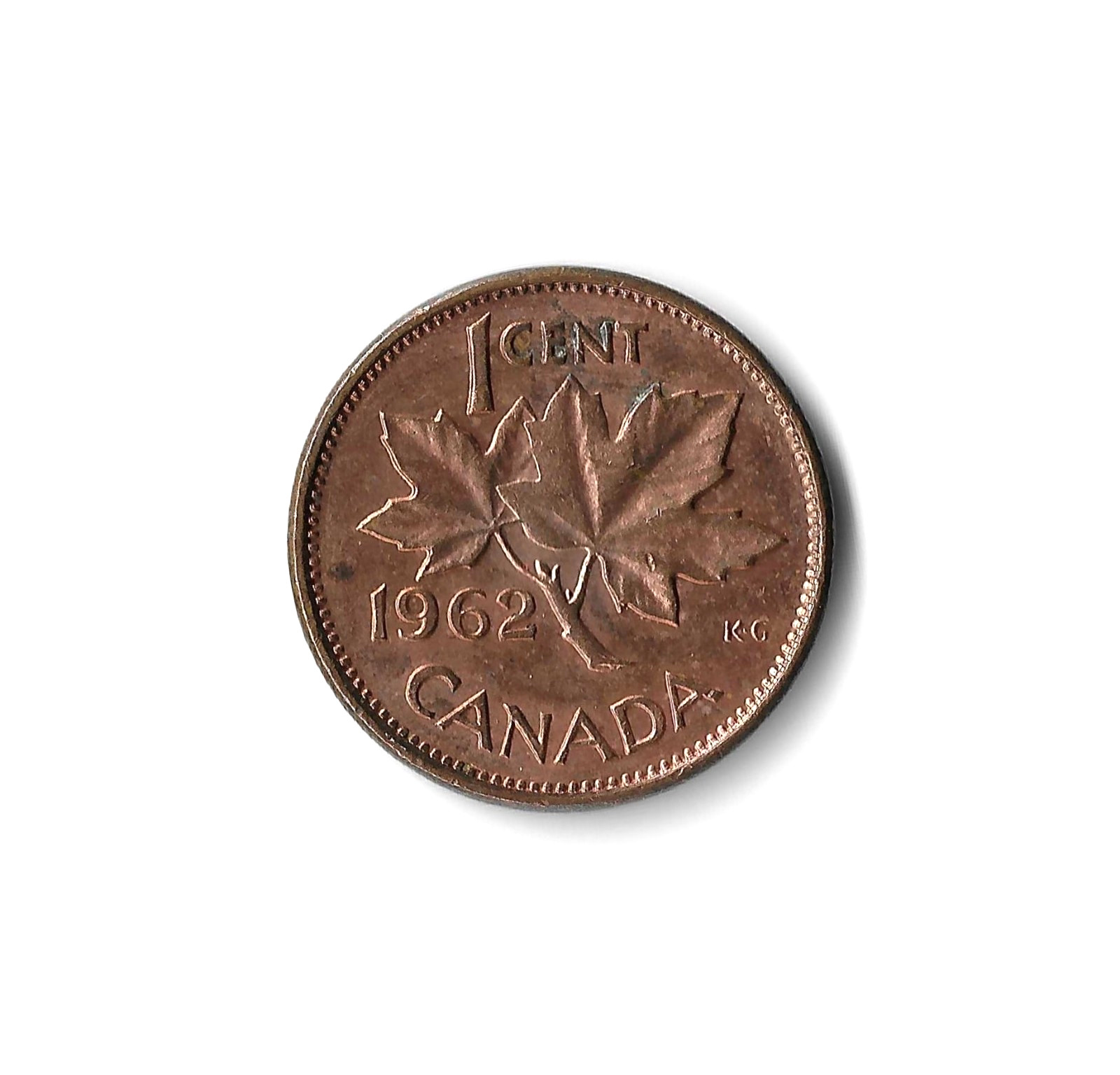 1962 Canada - 1 Cent - 619 - Bronze - 3.2g
