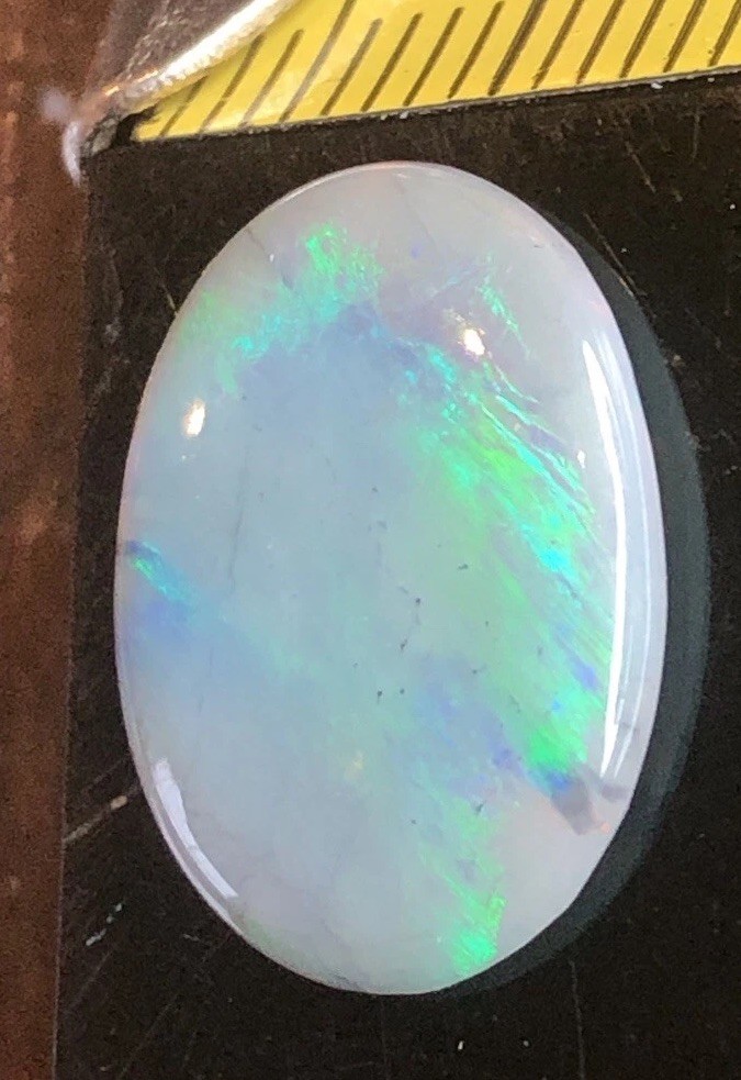 Natural Solid Lightning Ridge Australian Black Opal 4.4 ct