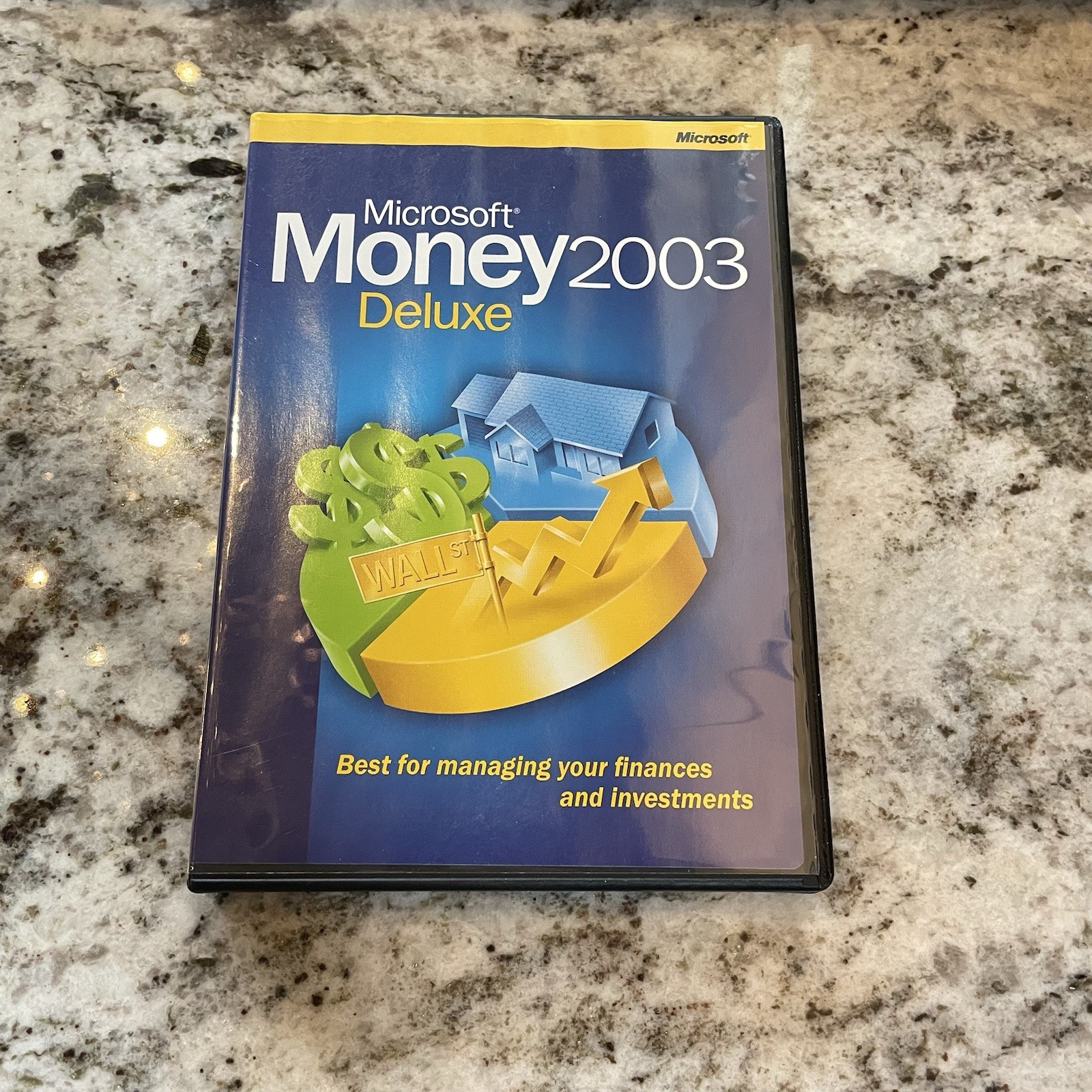 MICROSOFT MONEY 2003 DELUXE PC Windows Software for Budget Personal Finances
