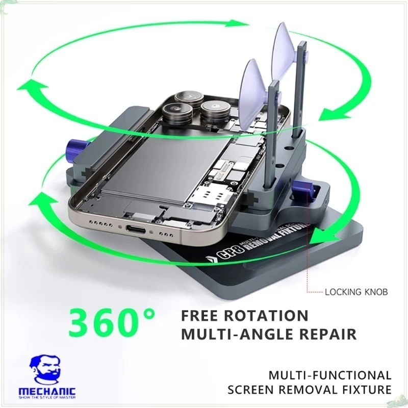 MECHANIC CP8 LCD Screen Separator 360 Rotating Back Glass Removal Tool Fixture