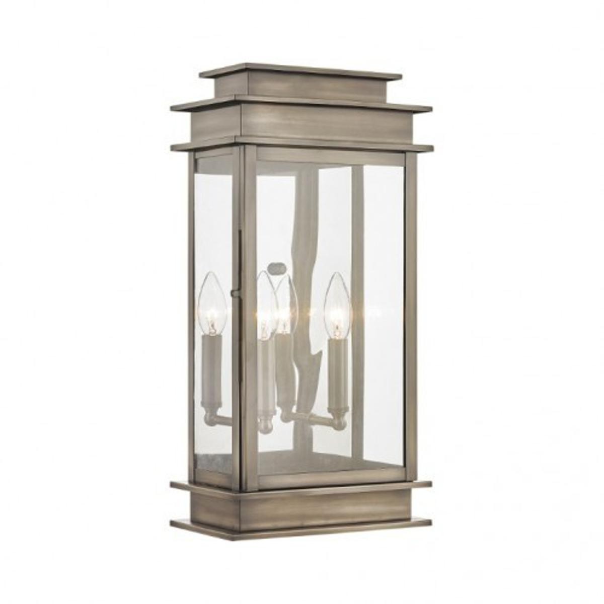 Livex Lighting 2018-29 Princeton Outdoor Wall Light Vintage Pewter