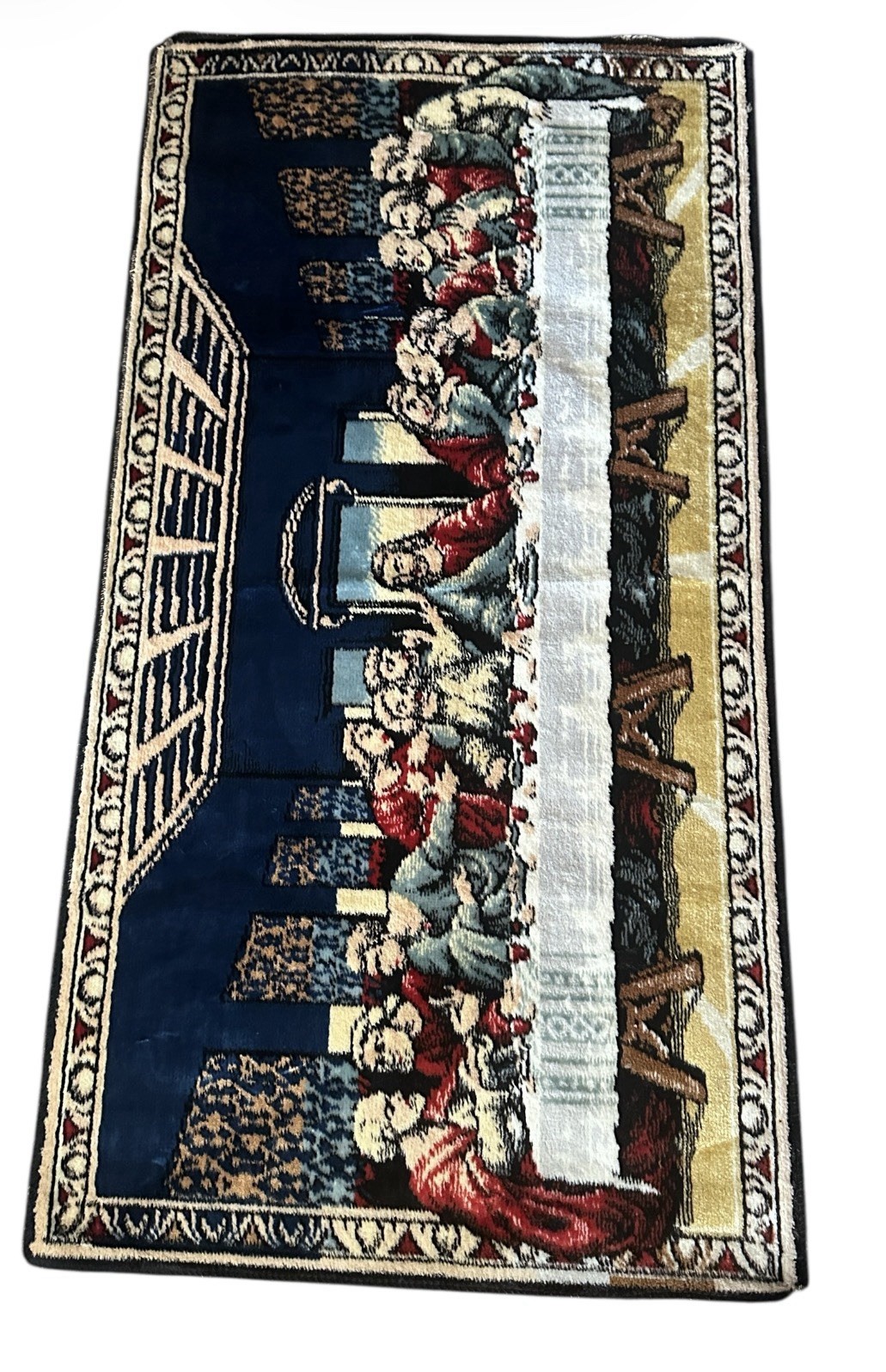 Vintage Italian Last Super Wall Tapestry Rug Vintage Decorative Textile