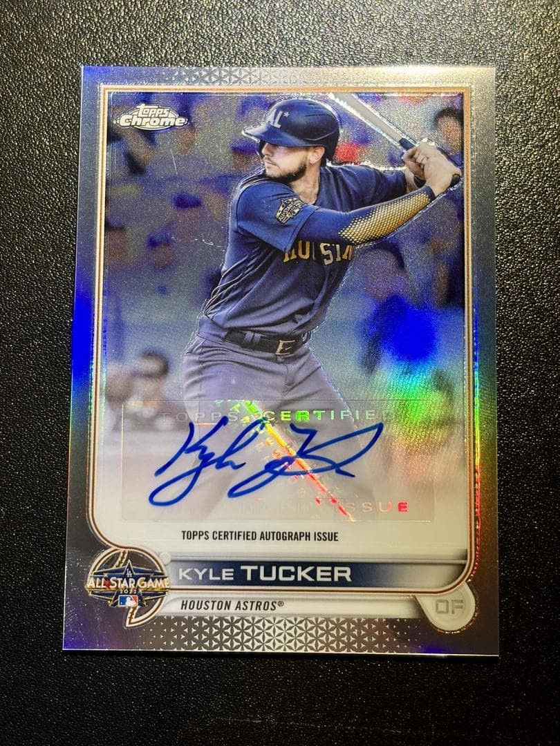 Kyle Tucker 2022 Topps Chrome Update All-Star Auto Autograph Card