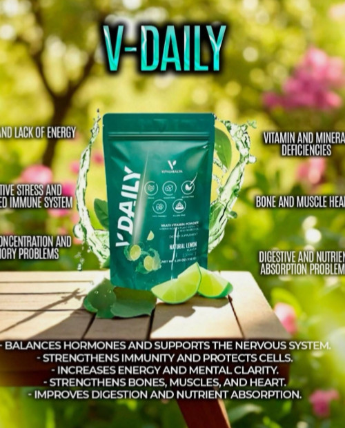 VitalHealth V Daily Lemon Multi-Vitamin Vital Health