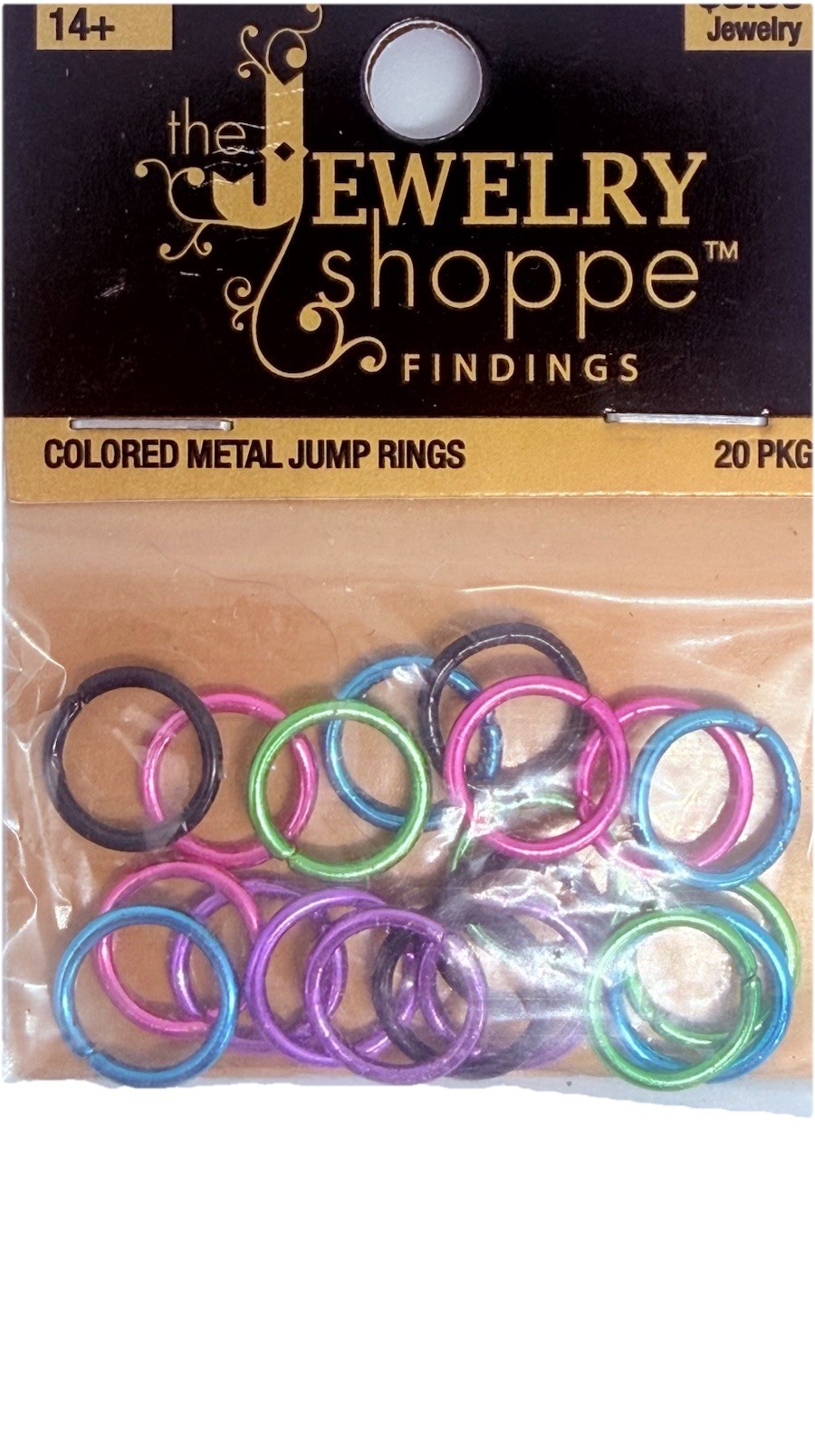 Multicolor Metal Jumprings 8mm 