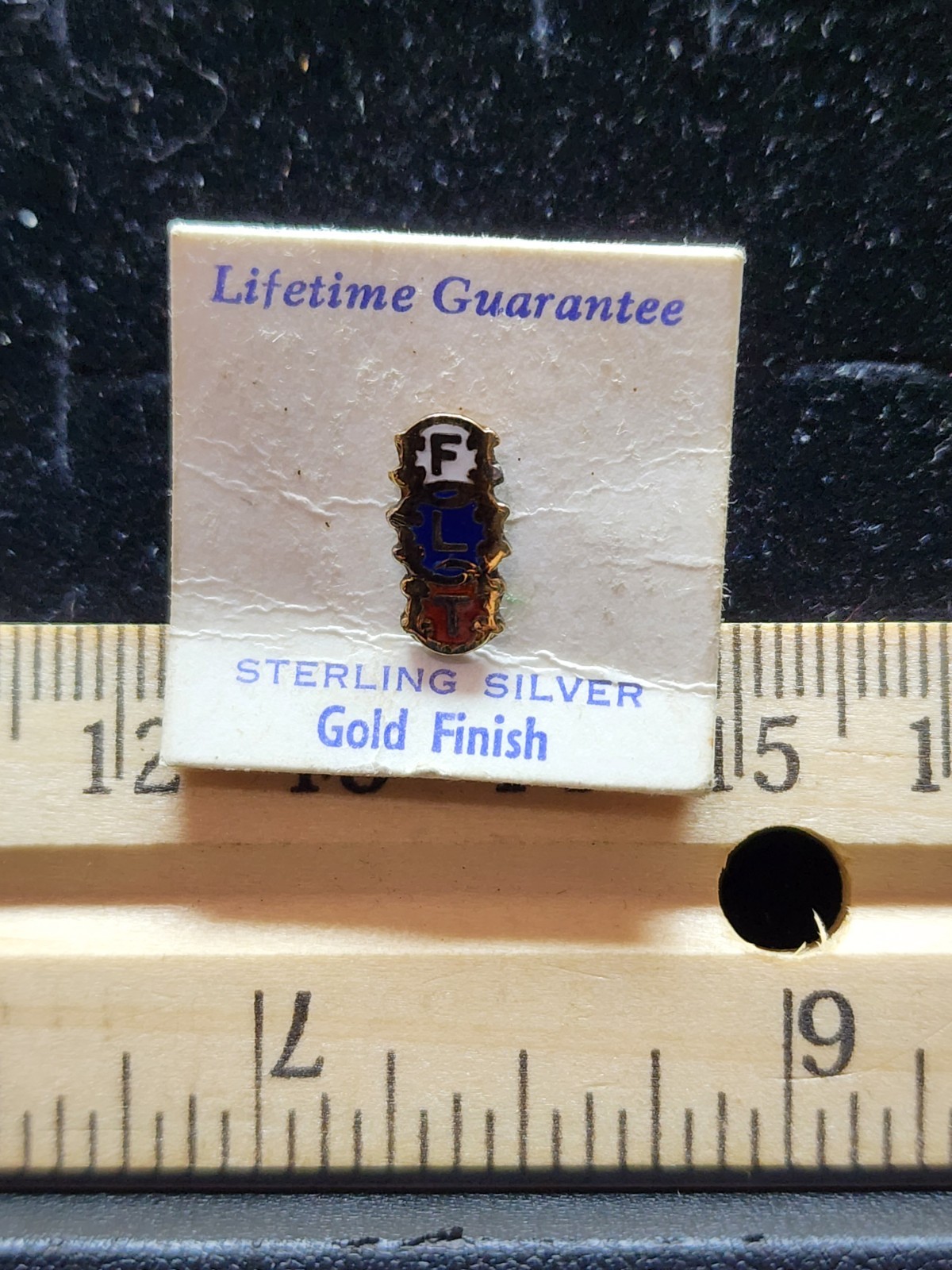 Antique Sterling Silver BPOE Elks Lapel/Hat/Service Pin Marked/Tested+ NewONcard