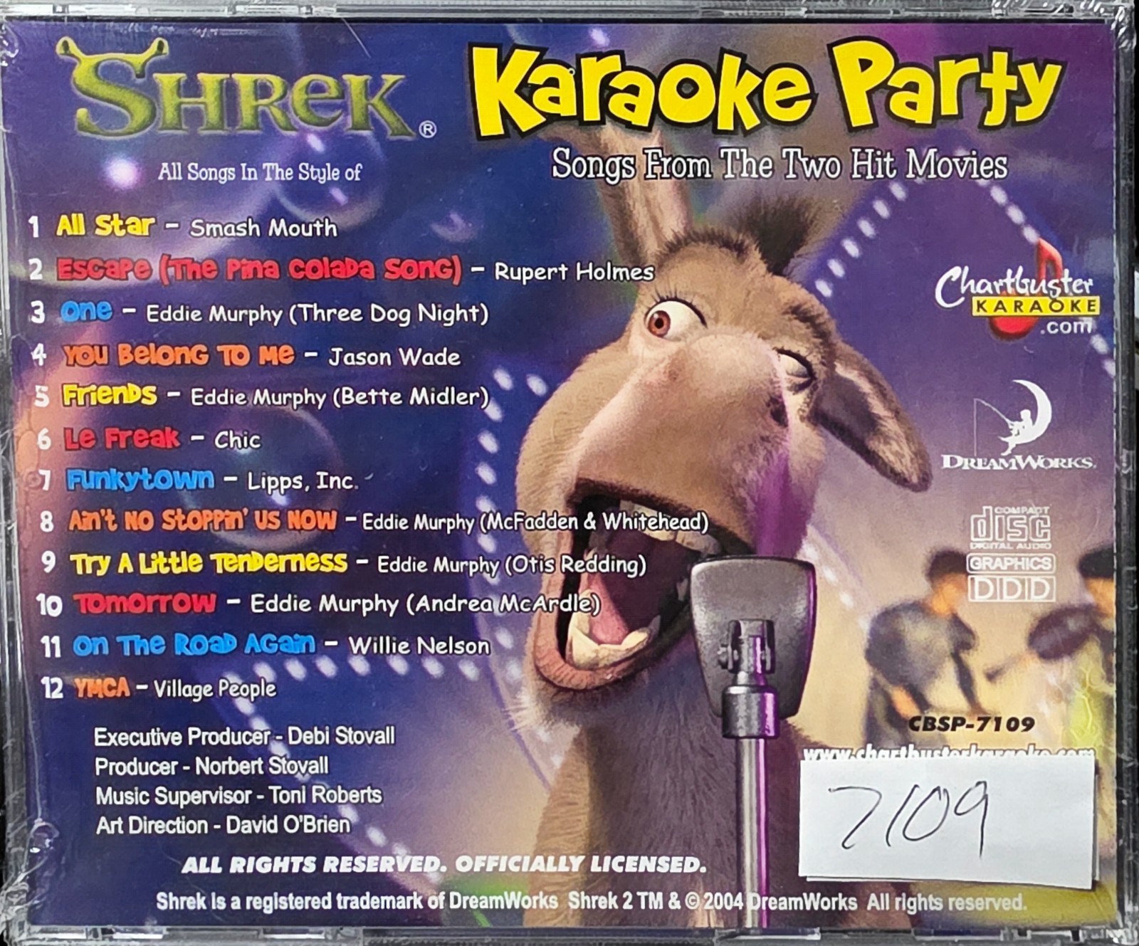 7109 SHREK      CHARTBUSTER CDGS LOT  LONG DRIVE