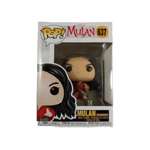 Brand New And Sealed Funko Pop! Disney Warrior Mulan Number 637.