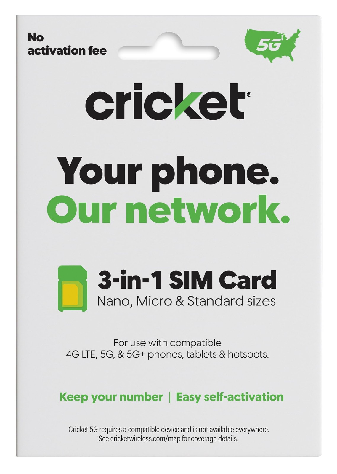 Wireless BYOD SIM Card Kit 5G, 5G+, 4G, LTE