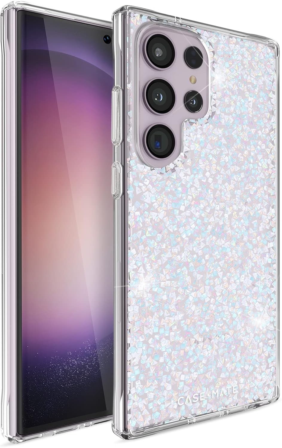 Samsung Galaxy S23 Ultra Case [6.8"] [12ft Drop Protection] Twinkle Diamond Cove