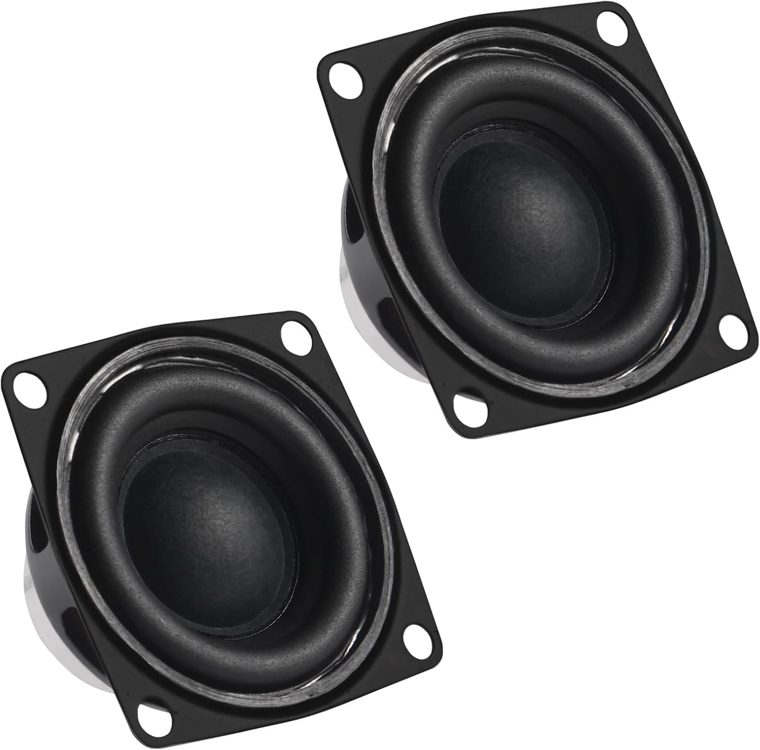 2Pcs 2" 2Inch 4Ohm 10W Full Range Audio Speaker Stereo Woofer Loudspeaker for Ar