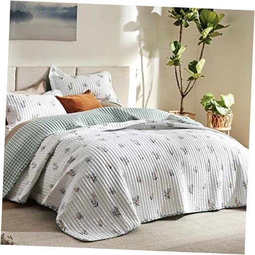  Floral Quilt Queen Size - Reversible Botanical Queen / Full 10 - Bouquet