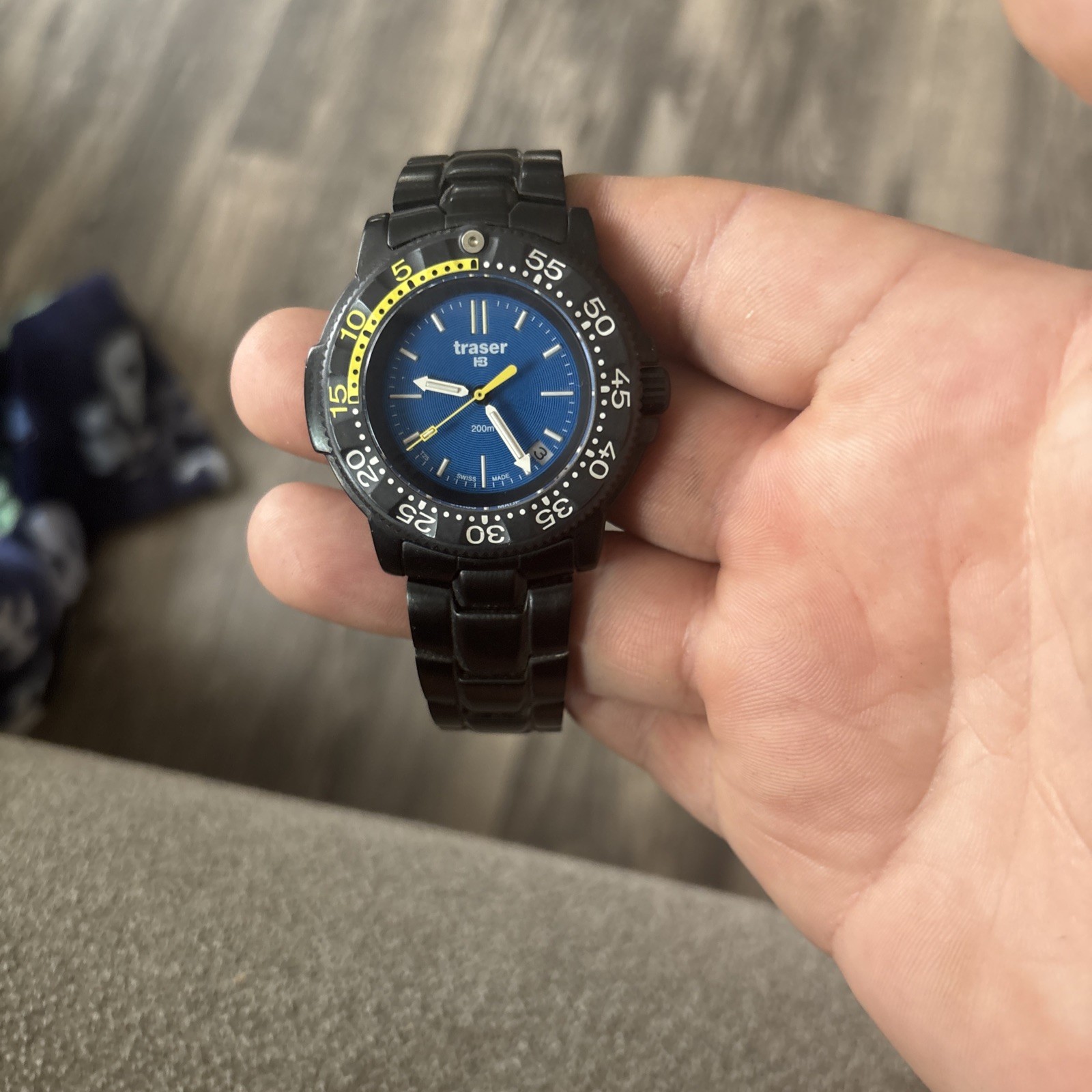 Traser Naudic Dive Watch Works