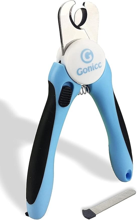 gonicc Dog & Cat Pets Nail Clippers and Trimmers - with Safety Guard to Avoid Ov