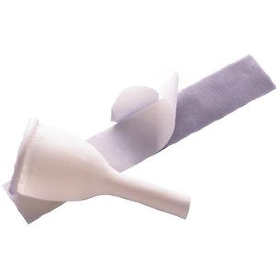 Golden-Drain Male External Catheter Latex 1PC Foam Strap Medium 30 mm Diameter 