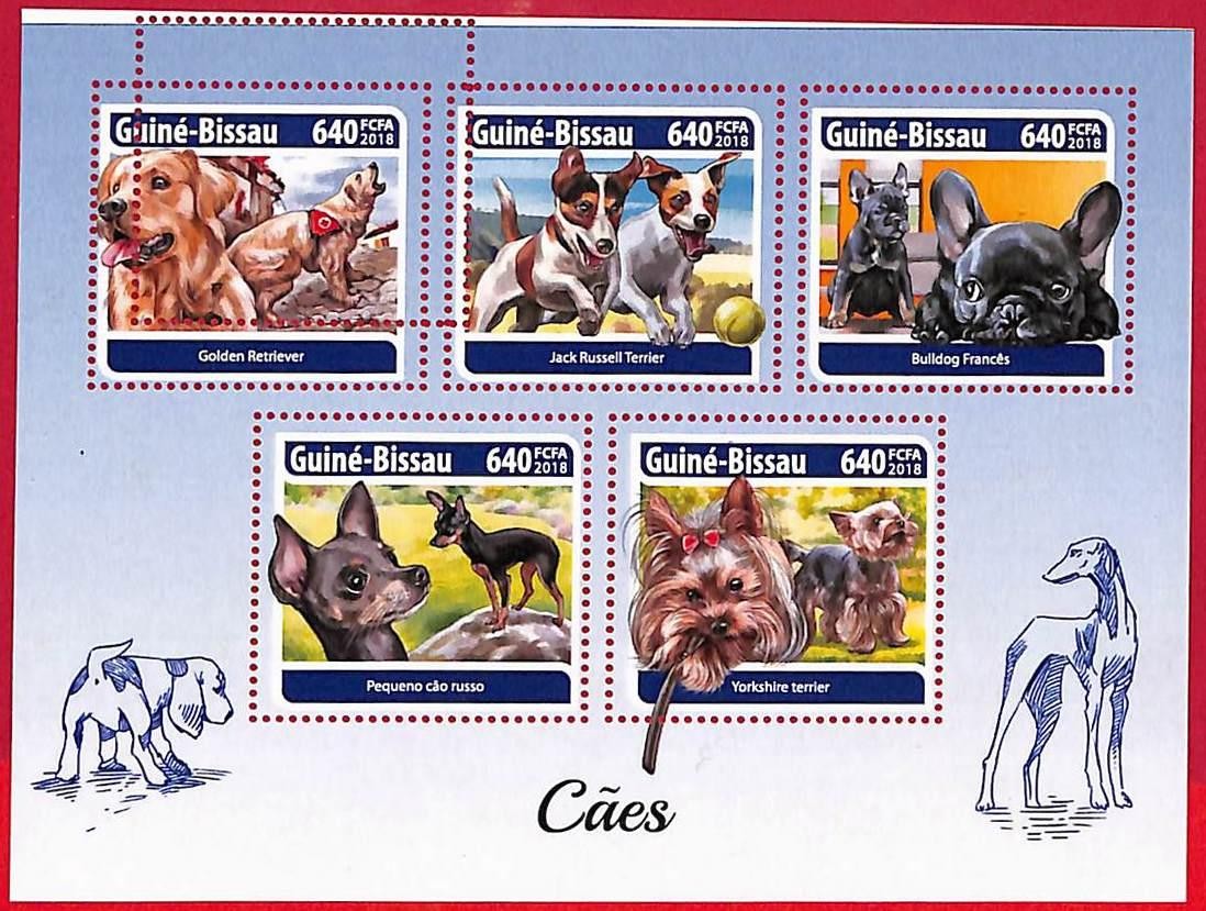 A5312 - GUINE-BISSAU - ERROR MISPERF Stamp Sheet - 2018 -  FAUNA