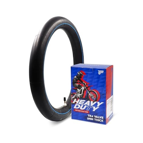 Heavy Duty Inner Tube – 2mm Butyl Rubber, TR4 Straight 2.25/2.50-16 (70/90-16)