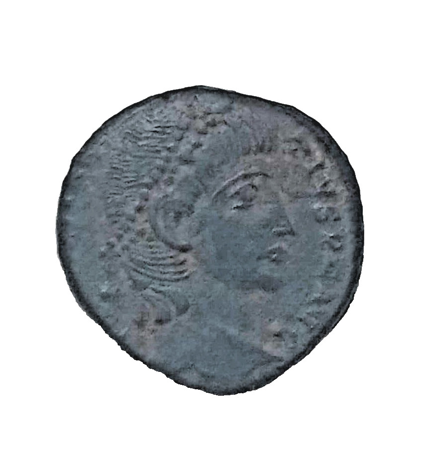 Genuine Ancient Roman Coin: Constantius II 337-361AD Votive AE4